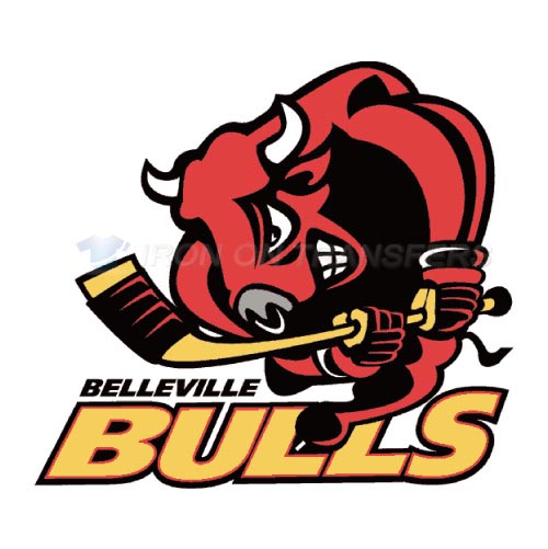 Belleville Bulls Iron-on Stickers (Heat Transfers)NO.7320